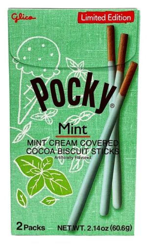 Pocky Limited Edition Mint Cream Biscuit Sticks 1.71oz 12ct